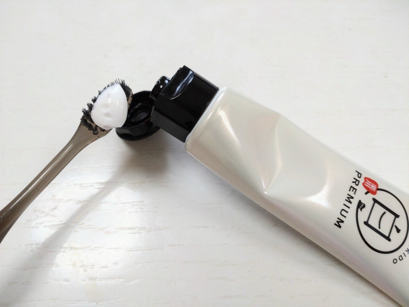 歯磨き堂 薬用ホワイトニングペースト プレミアム/歯磨き堂/歯磨き粉を使ったクチコミ(3枚目)