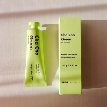 Cha Cha Charcoal Vegan Greentea Toothpaste/unpa/歯磨き粉を使ったクチコミ（3枚目）