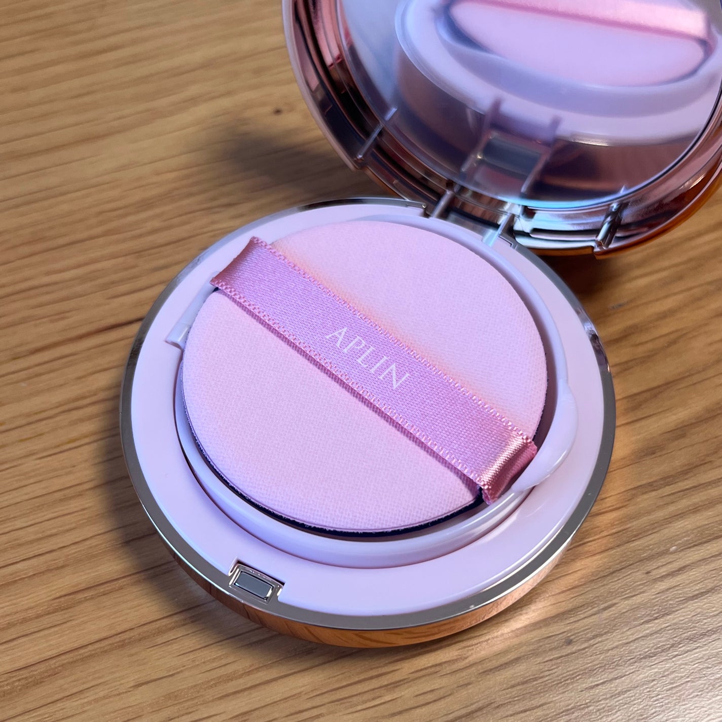 ピンクティーツリーカバークッション/APLIN/クッションファンデーションを使ったクチコミ(2枚目)