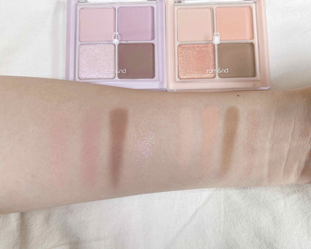 ベターザンアイズ ミルクシリーズ/rom&nd/アイシャドウパレットを使ったクチコミ(3枚目)