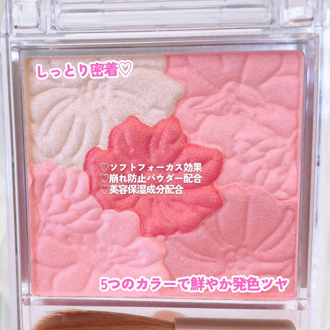 グロウフルールチークス/キャンメイク/パウダーチークを使ったクチコミ(3枚目)