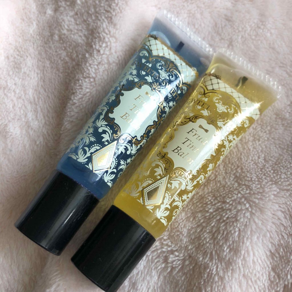 フルーツティントバーム 02 クリアブルー/スウィーツ スウィーツ/リップグロスを使ったクチコミ（1枚目）