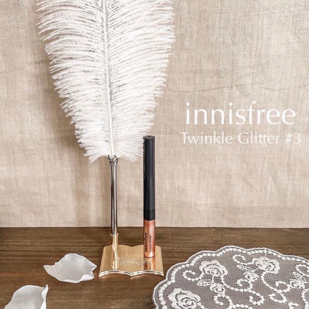 トゥインクル グリッター/innisfree/リキッドアイライナーを使ったクチコミ(1枚目)