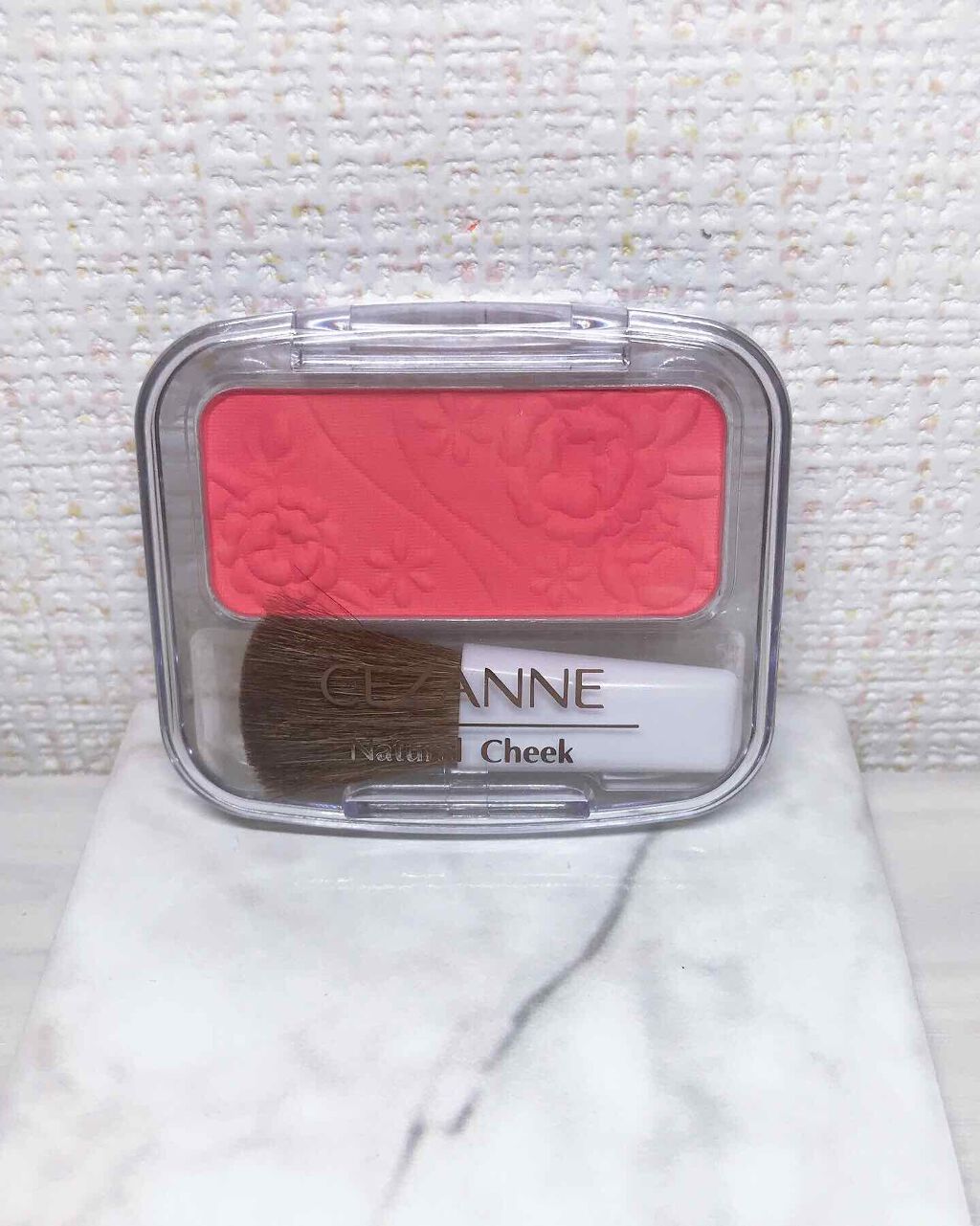 ナチュラル チークN 15 クリアレッド/CEZANNE/パウダーチークを使ったクチコミ（2枚目）