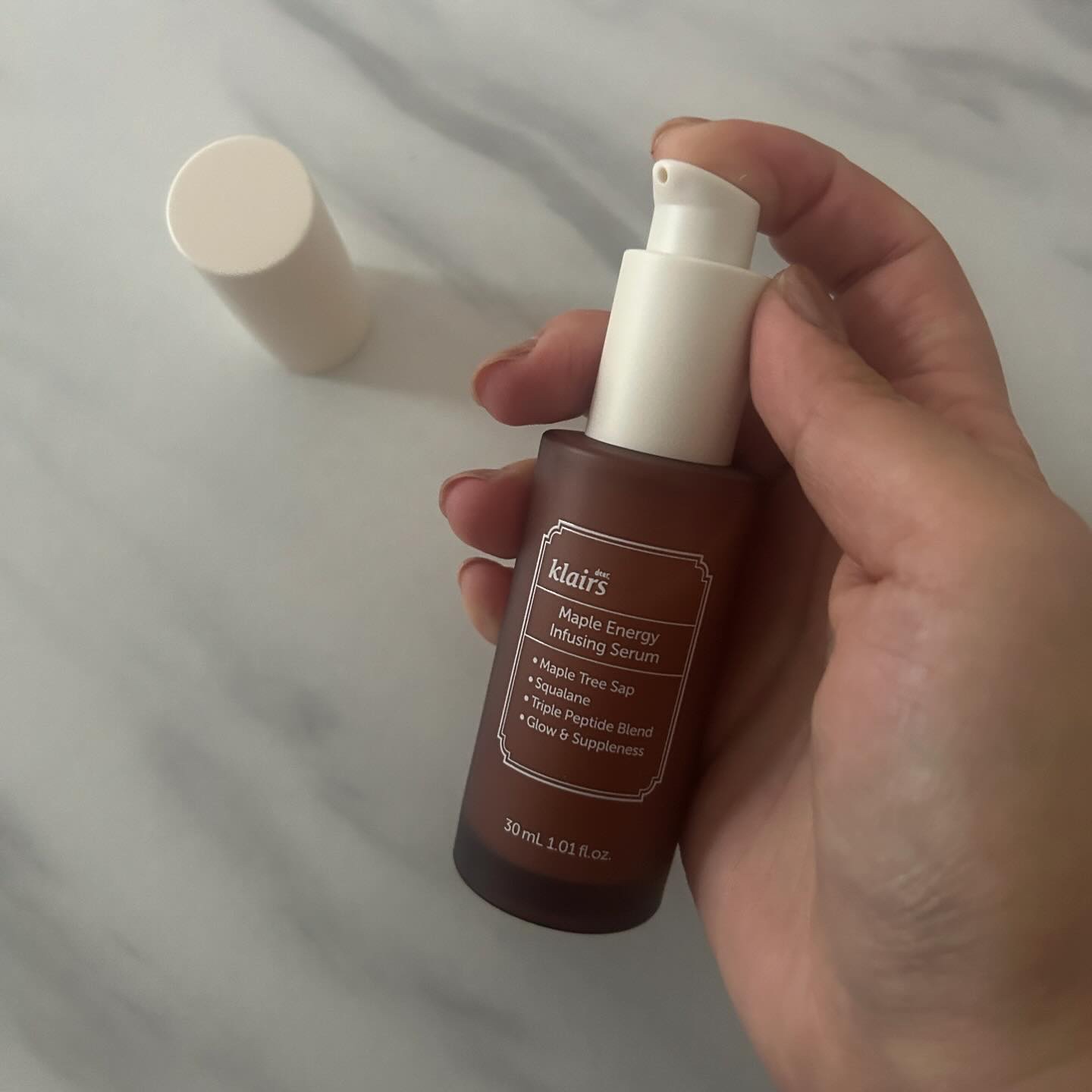 メープルエナジーインフュージングクリーム/Klairs/フェイスクリームを使ったクチコミ（2枚目）