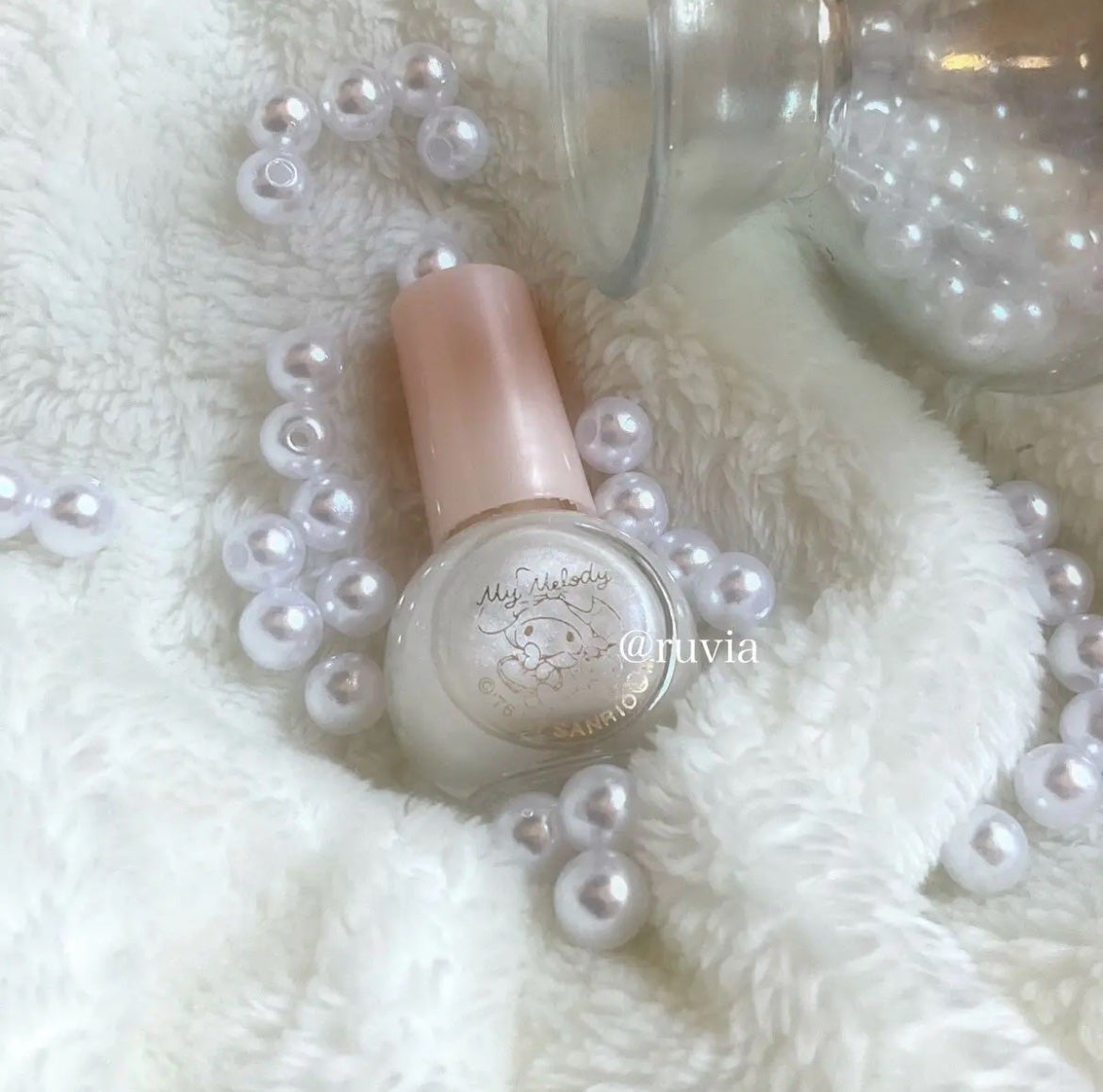 マイメロ ネイル/DAISO/マニキュアを使ったクチコミ(2枚目)