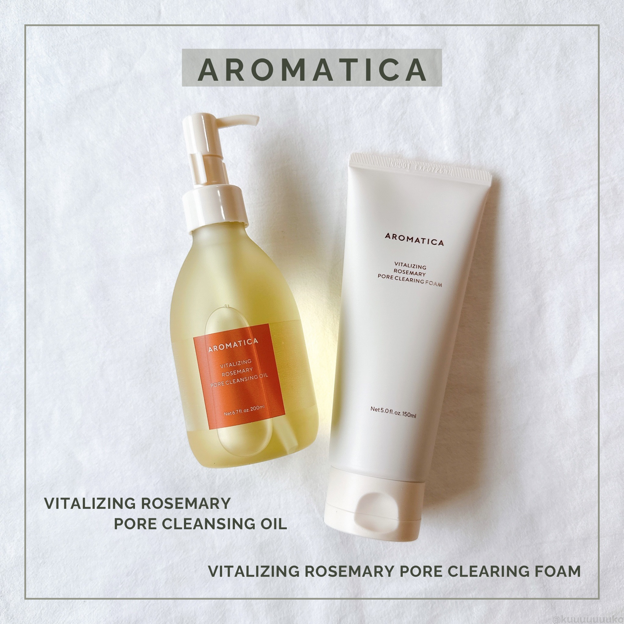 ローズマリークレンジングオイル/AROMATICA/オイルクレンジングを使ったクチコミ（1枚目）