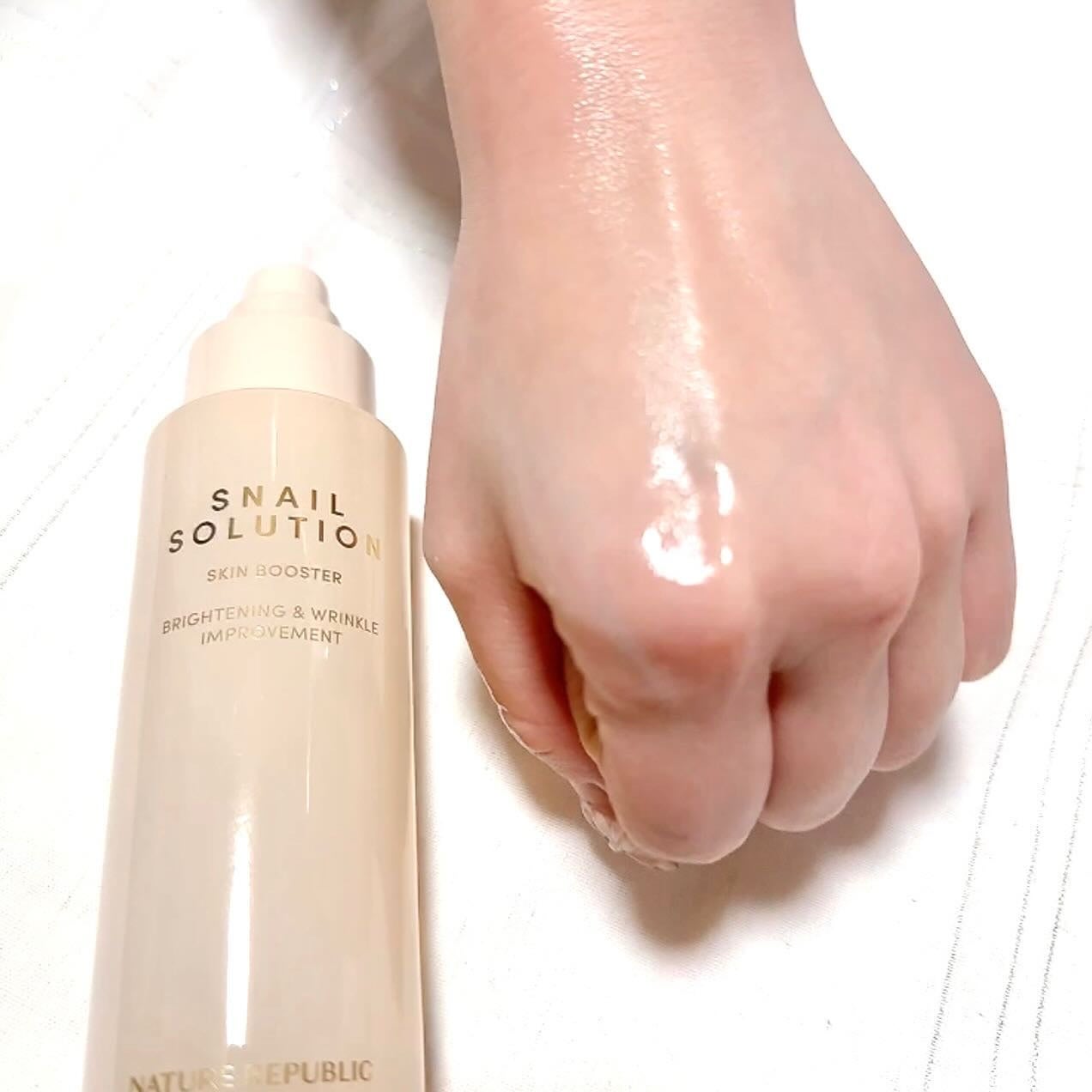 (旧)スネイルソリューションスキンブースター/ネイチャーリパブリック/ブースター・導入液を使ったクチコミ(3枚目)