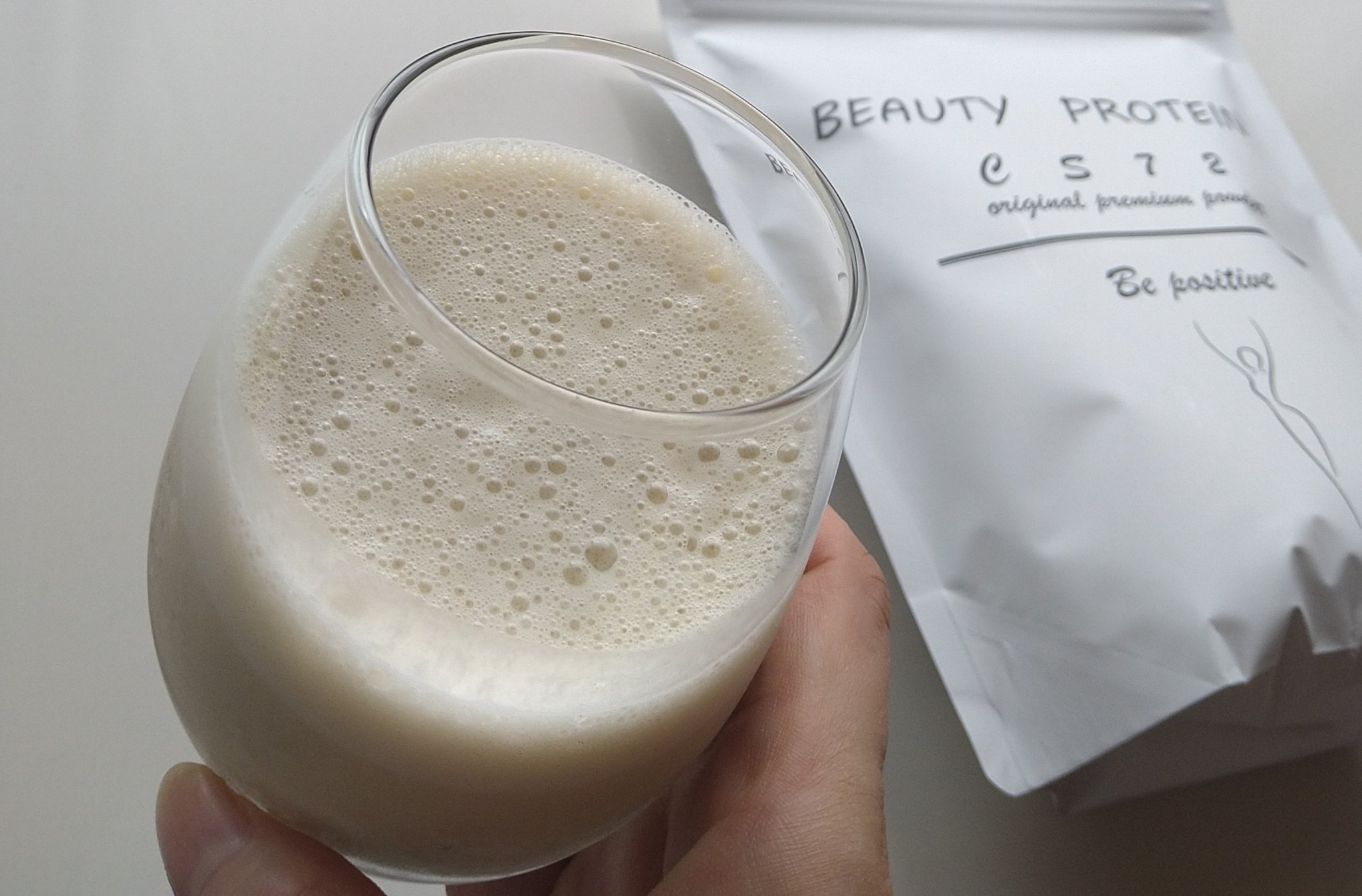 CS72 PROTEIN SHOP BEAUTY PROTEIN CS72 ソイプロテイン バナナ味のクチコミ「【BEAUTYP ROTEIN CS72（バナナ味）】
を、飲んでみたよ♡

女性の美と健康を.....」（3枚目）