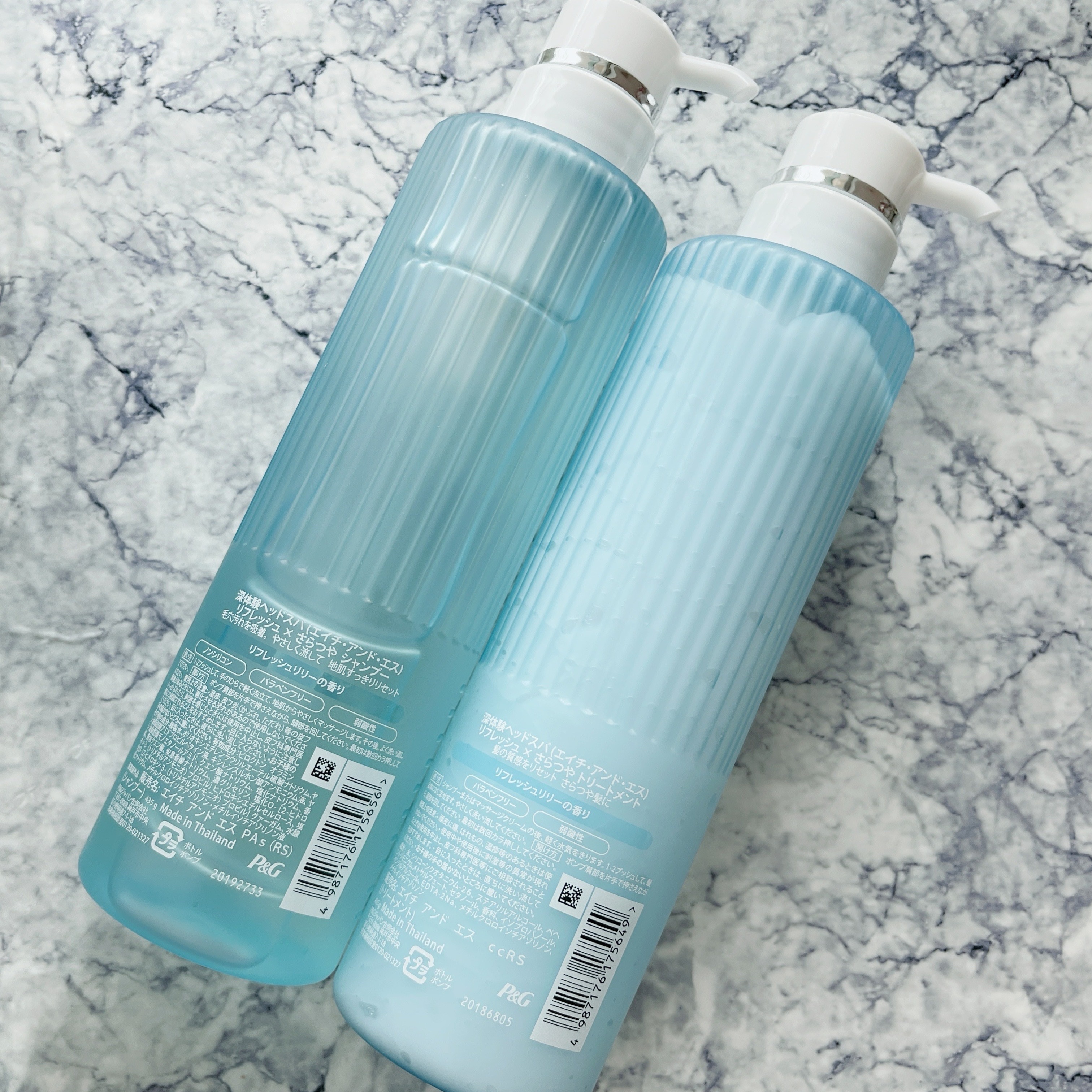 リフレッシュ × さらつや シャンプー/トリートメント/h&s/市販シャンプーを使ったクチコミ（2枚目）