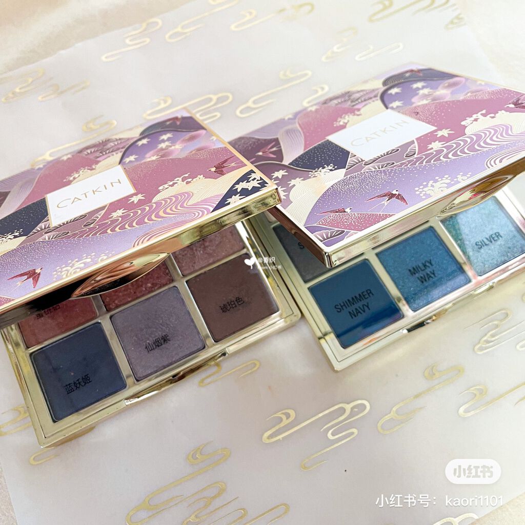 長相思シリーズ 9色アイシャドウパレット/CATKIN/アイシャドウパレットを使ったクチコミ(7枚目)
