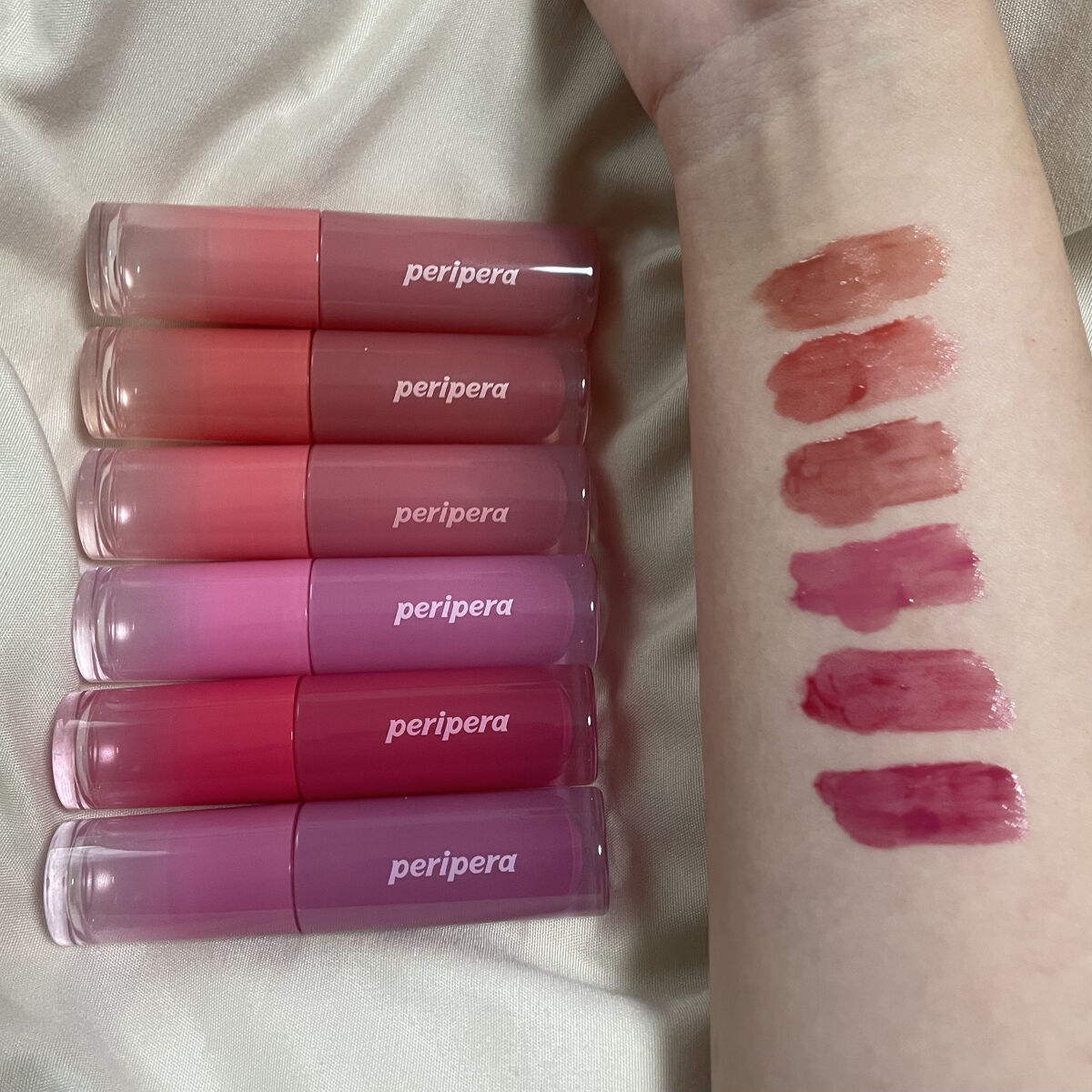 ペリペラ インク ムード グロイ ティント/PERIPERA/リップティントを使ったクチコミ（2枚目）