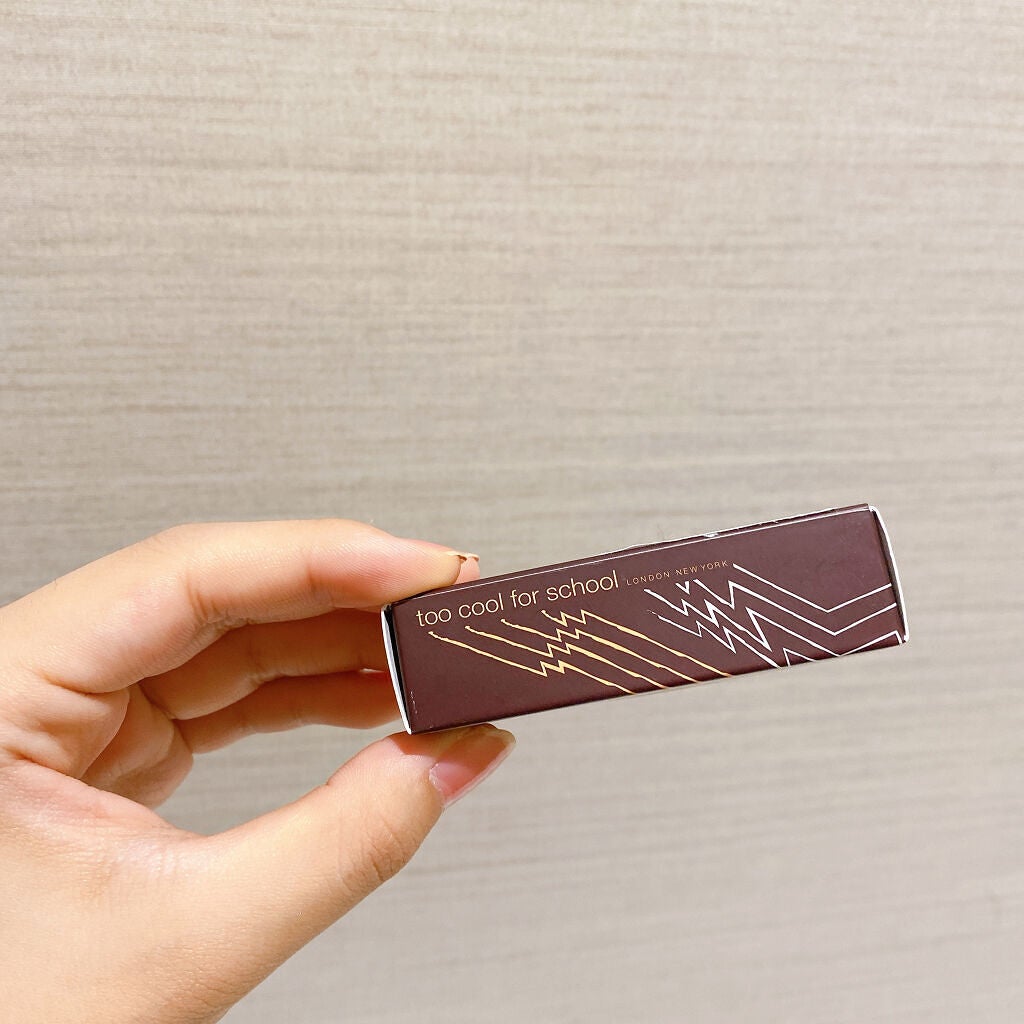 グラムロック ハッシュブラウン/too cool for school/口紅を使ったクチコミ(9枚目)