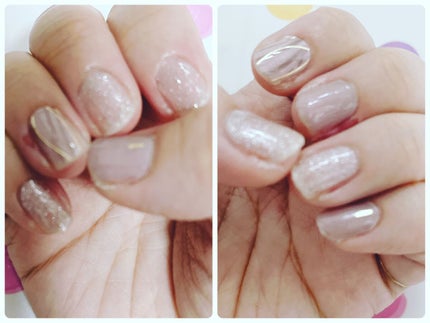 ジェルネイルシール/キャンドゥ/ネイルシールを使ったクチコミ(1枚目)