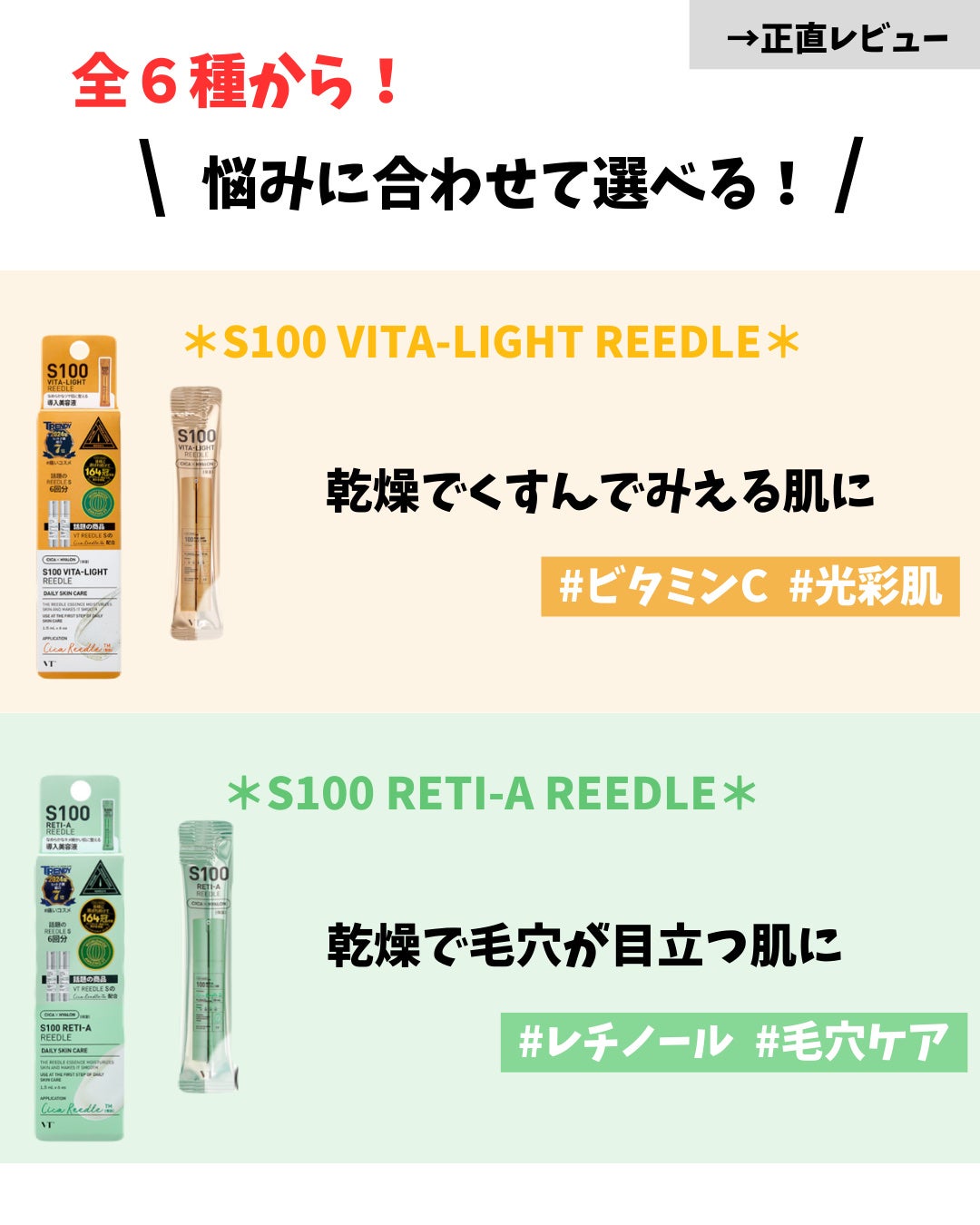 S100 リードル/VT/美容液を使ったクチコミ(6枚目)