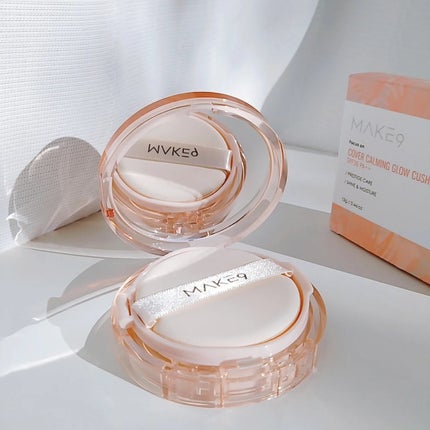 ヌードカーミンググロークッション/MAKE9/クッションファンデーションを使ったクチコミ(2枚目)