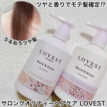 モイストアンドグロス シャンプー／トリートメント トリートメント/LOVEST by air Salon Quality Hair Care/シャンプー・コンディショナーを使ったクチコミ（1枚目）