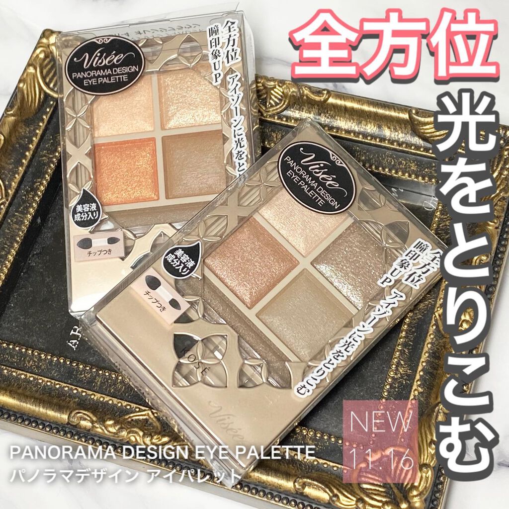 パノラマデザイン アイパレット/Visée/アイシャドウパレットを使ったクチコミ（1枚目）