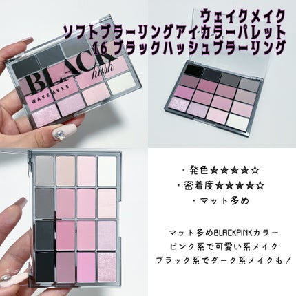 ソフトブラーリングアイパレット/wakemake/アイシャドウパレットを使ったクチコミ(2枚目)