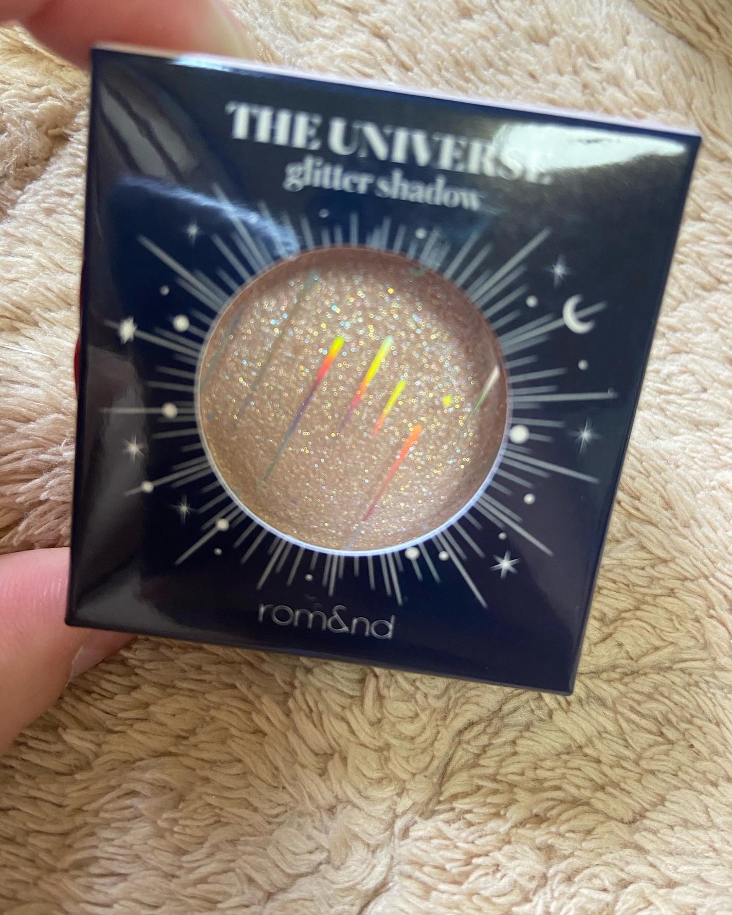 グリッター シャドウ カラー/rom&nd/グリッターを使ったクチコミ(1枚目)