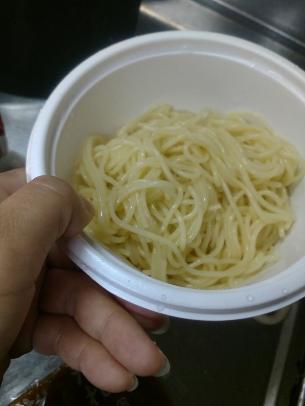 糖質0g麺　麻辣まぜそば風たれ付き/紀文/低糖質食品を使ったクチコミ（2枚目）