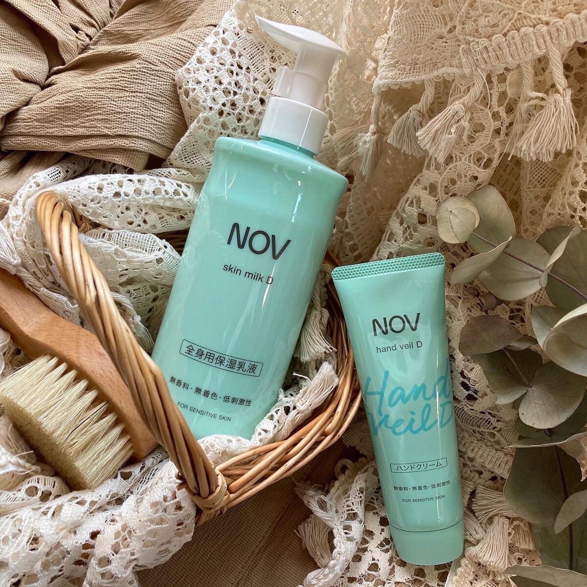 NOVのボディケア・オーラルケア ハンドベール D＆スキンミルク D を