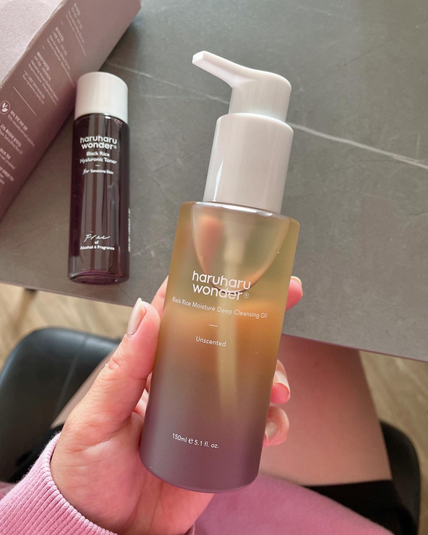 ブラックライス モイスチャー ディープクレンジングオイル/haruharu wonder/オイルクレンジングを使ったクチコミ(1枚目)