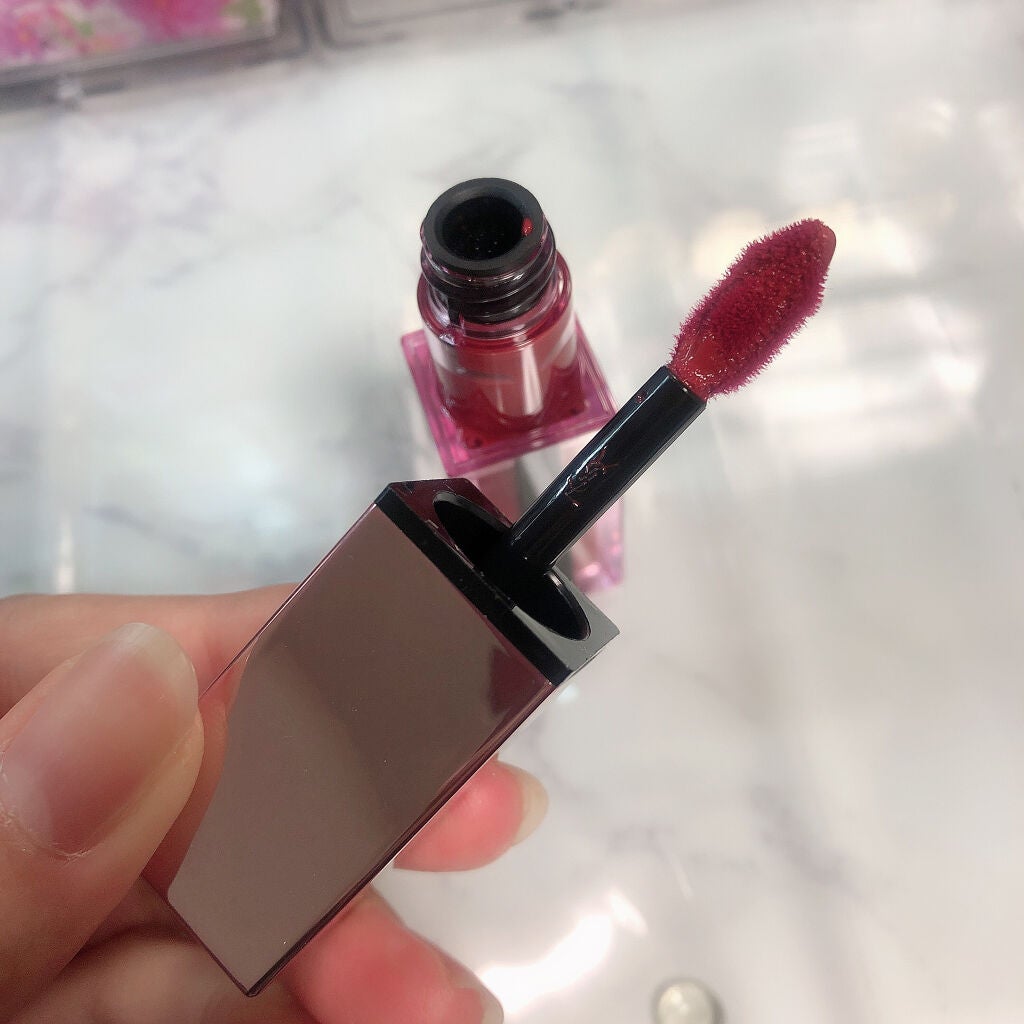 ルージュ ピュールクチュール ヴェルニ ウォーターグロウ/YVES SAINT LAURENT BEAUTE/口紅を使ったクチコミ(3枚目)