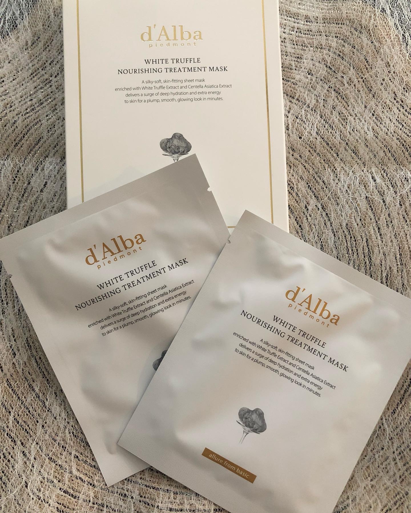 ホワイトトリュフナリシングトリートメントマスク/ダルバ/シートマスク・パックを使ったクチコミ（1枚目）