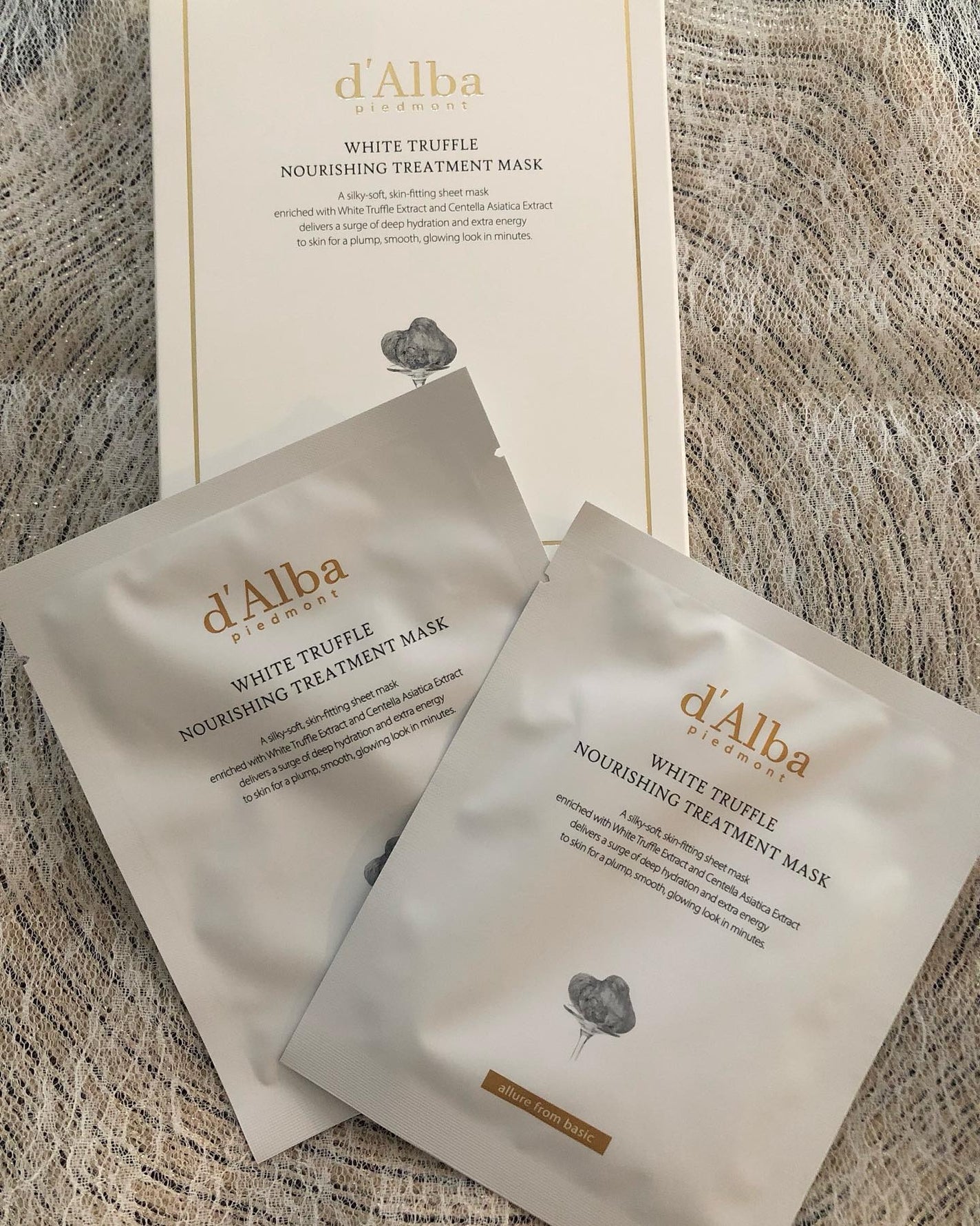 ホワイトトリュフナリシングトリートメントマスク/ダルバ/シートマスク・パックを使ったクチコミ(1枚目)