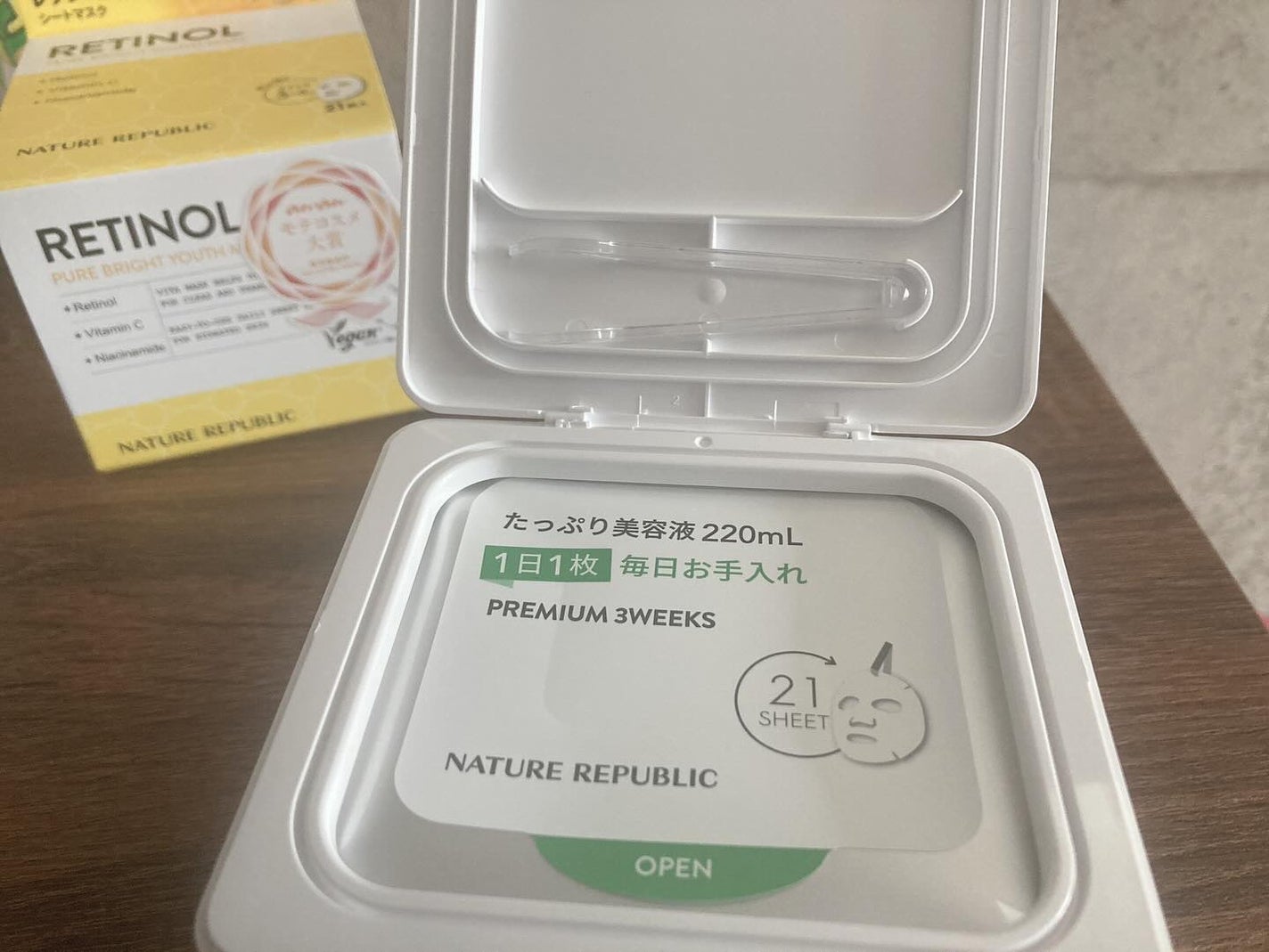 キューブマスク レチノール/ネイチャーリパブリック/シートマスク・パックを使ったクチコミ(3枚目)