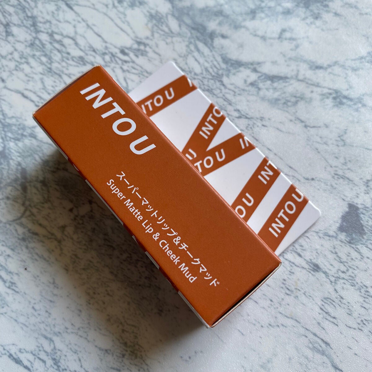 スーパーマットリップ&チークマッド/INTO U/口紅を使ったクチコミ(5枚目)