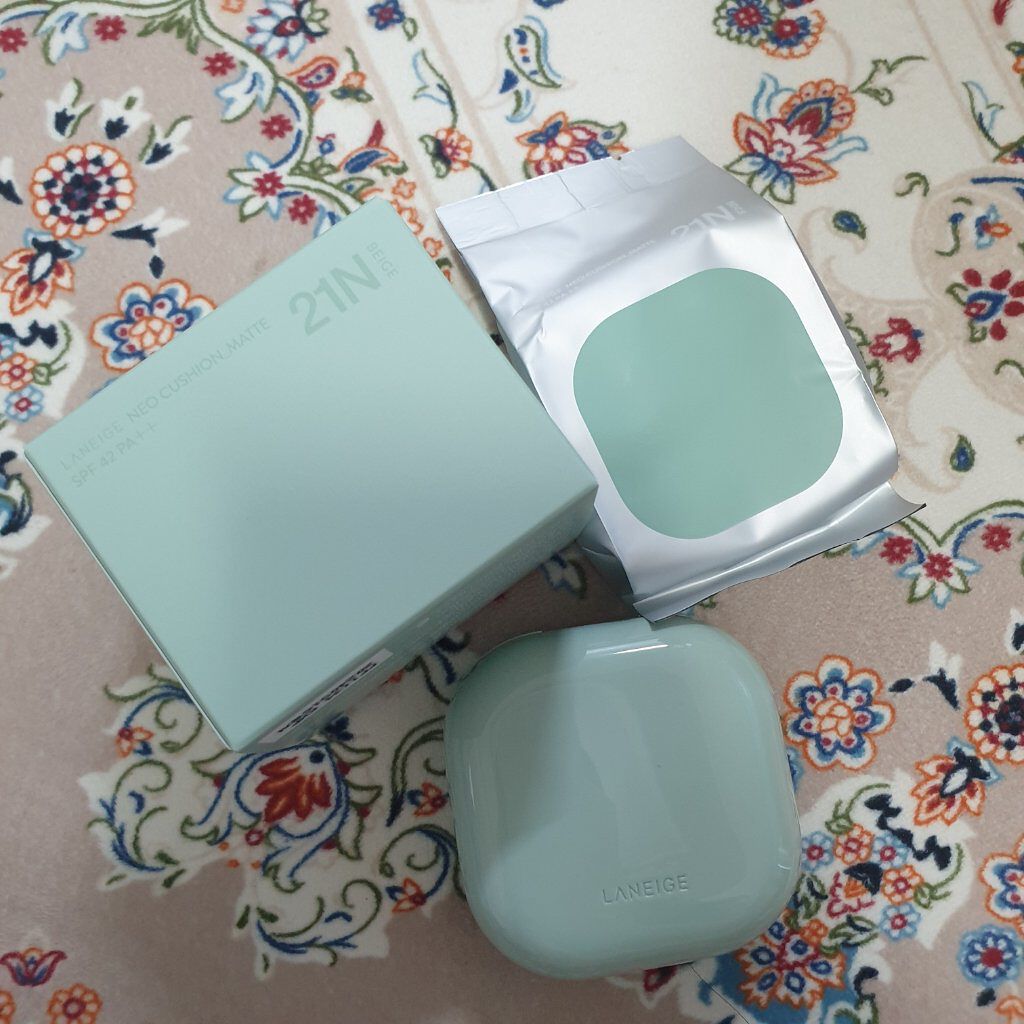 ネオクッション マット/LANEIGE/クッションファンデーションを使ったクチコミ(2枚目)