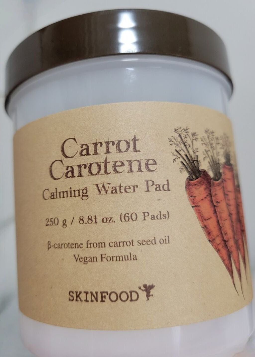 キャロットカロテン カーミングウォーターパッド/SKINFOOD/トナーパッドを使ったクチコミ(1枚目)