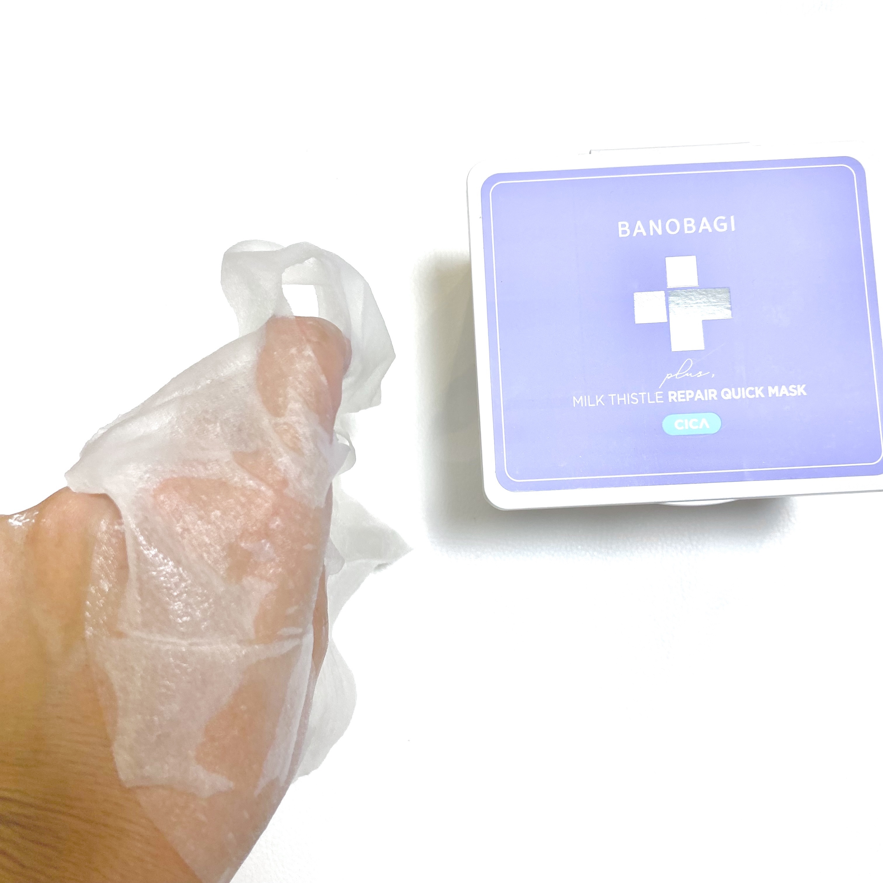 ミルクシスルリペアシカクイックマスクプラス/BANOBAGI/シートマスク・パックを使ったクチコミ（3枚目）
