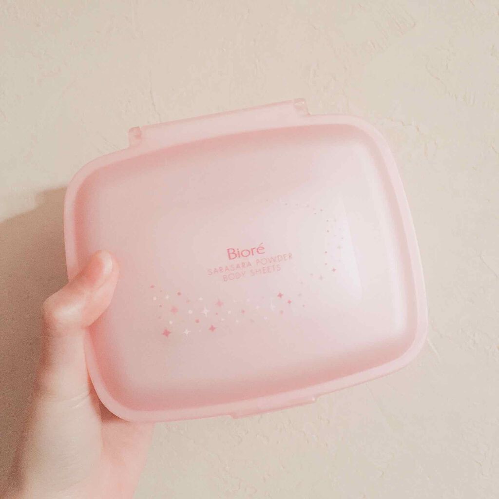 さらさらパウダーシート さわやかせっけんの香り 本体(ボックスタイプ) 36枚/ビオレ/ボディシートを使ったクチコミ（2枚目）