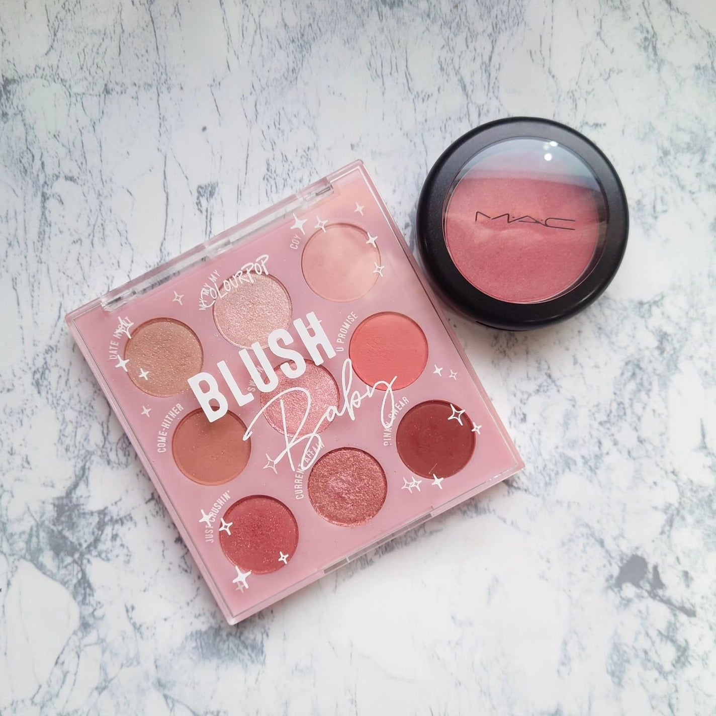 BLUSH Baby/ColourPop/アイシャドウパレットを使ったクチコミ(3枚目)
