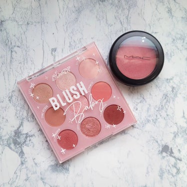 BLUSH Baby/ColourPop/パウダーアイシャドウを使ったクチコミ（3枚目）