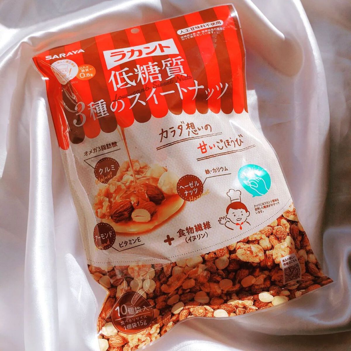 低糖質スイーツナッツ/サラヤ/低糖質食品を使ったクチコミ（1枚目）
