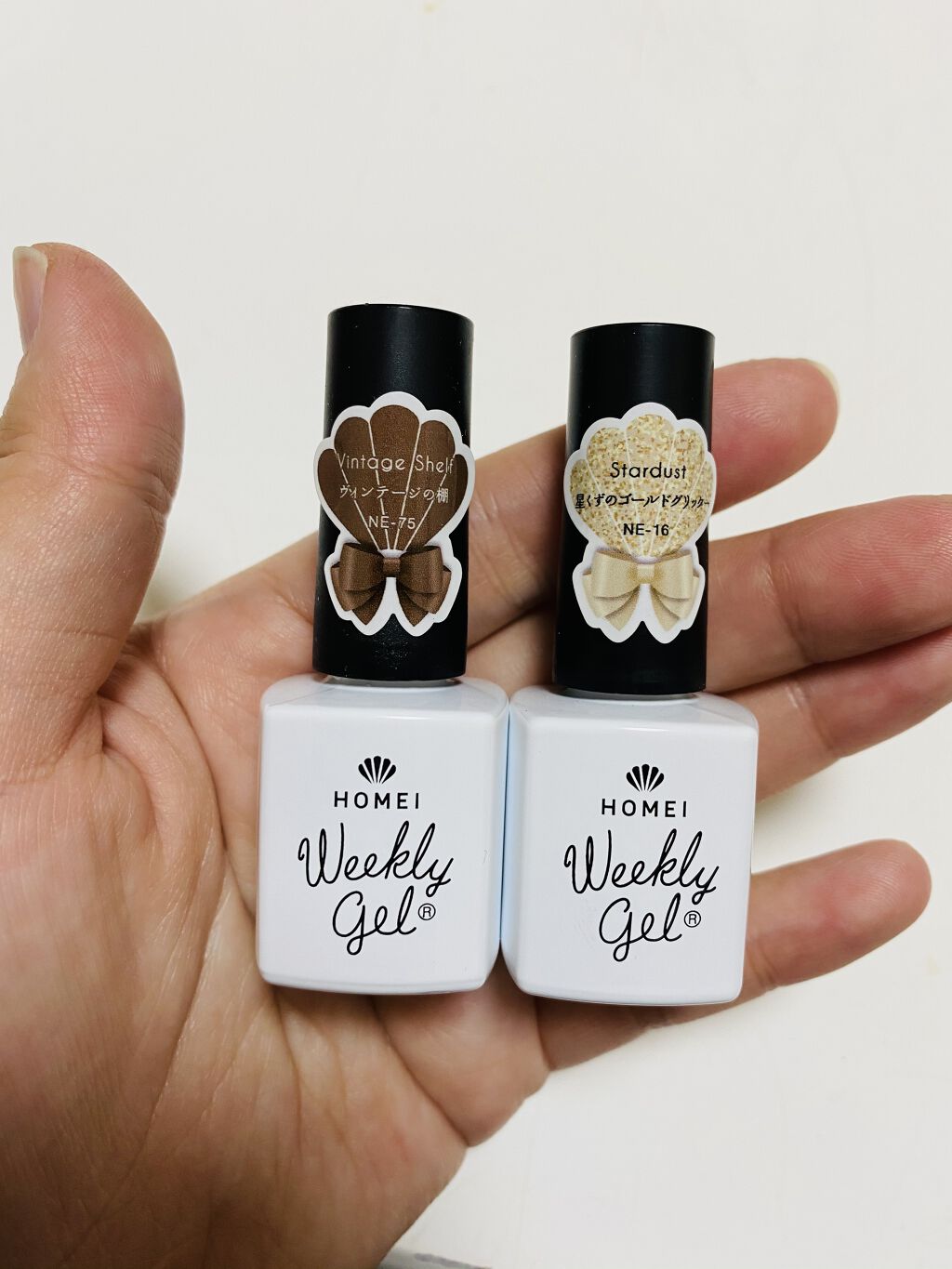 ウィークリージェル NE-75 Vintage Shelf/HOMEI/ジェルネイルを使ったクチコミ（2枚目）