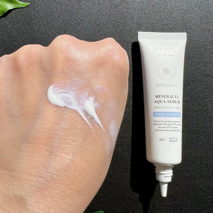ミネラルUVアクアセラム/エトヴォス/美容液を使ったクチコミ(3枚目)