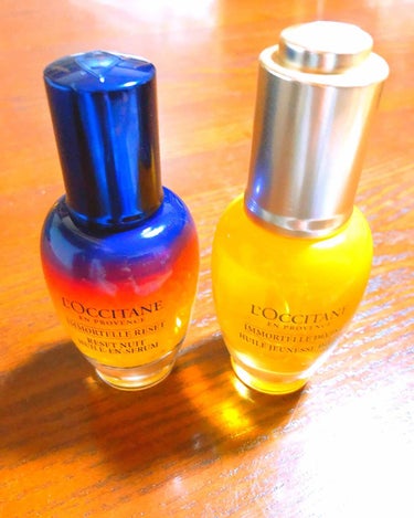 イモーテル ディヴァイン インテンシヴオイル(旧)/L'OCCITANE/フェイスオイルを使ったクチコミ（1枚目）