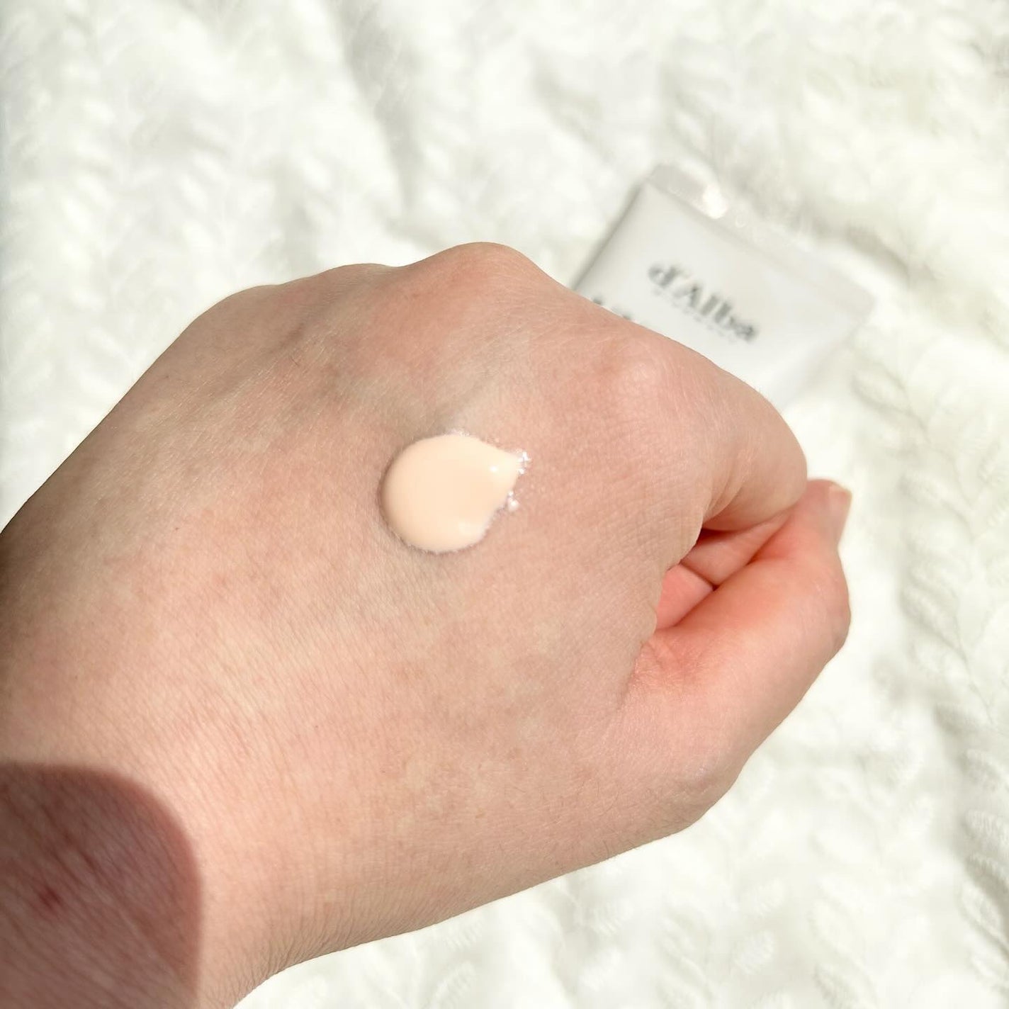 ウォータフルトーンアップサンクリーム/ダルバ/日焼け止めクリームを使ったクチコミ(2枚目)