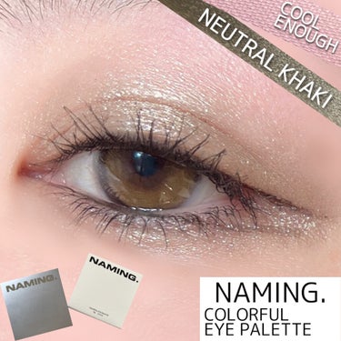 COLORFUL EYE PALETTE/NAMING./パウダーアイシャドウを使ったクチコミ（1枚目）