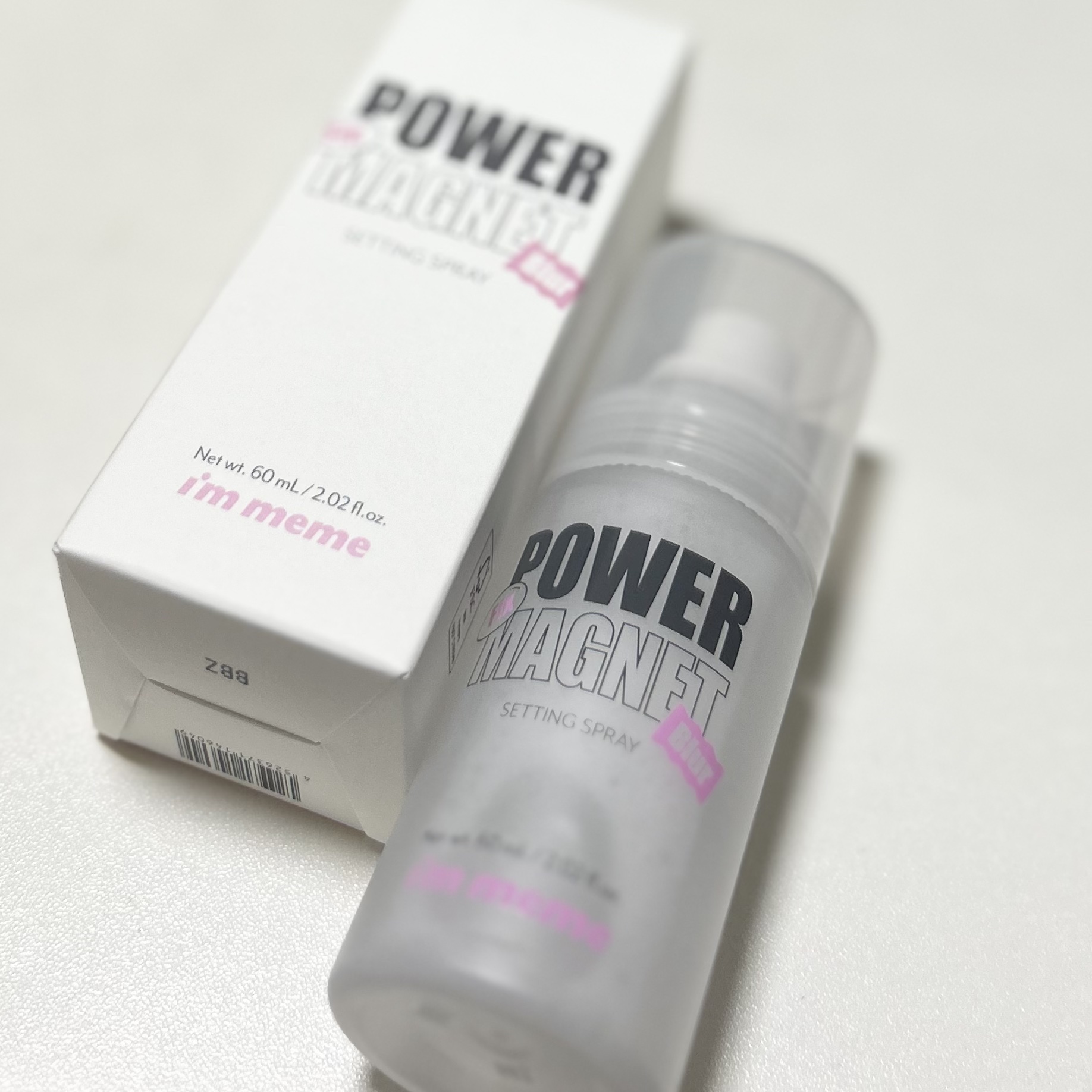 パワーマグネットセッティングスプレー/i’m meme/フィックスミストを使ったクチコミ（1枚目）