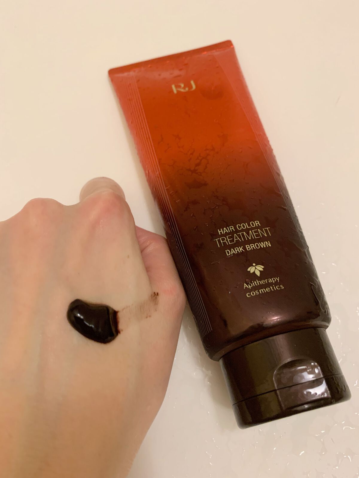 RJヘアカラートリートメント/アピセラピーコスメティクス/洗い流すヘアトリートメントを使ったクチコミ(7枚目)