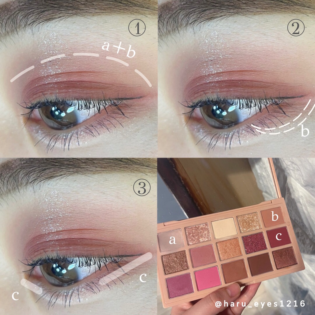 プレイカラーアイパレット ローズボム/ETUDE/アイシャドウパレットを使ったクチコミ（2枚目）