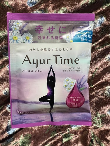 Ayur Time（アーユルタイム） カモミール＆クラリセージの香り 40g/アーユルタイム/入浴剤を使ったクチコミ（1枚目）