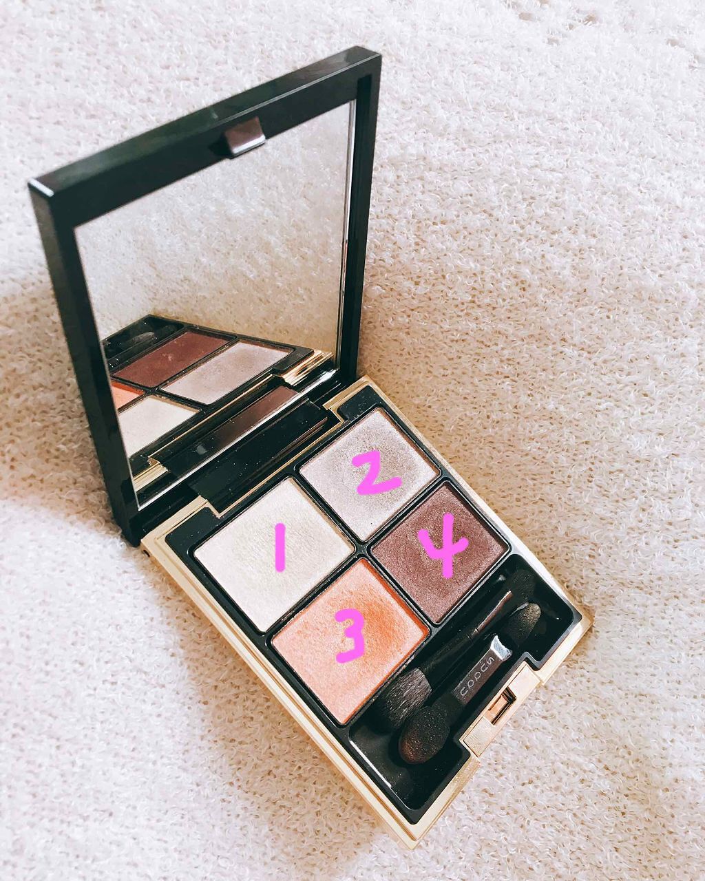 デザイニング カラー アイズ/SUQQU/アイシャドウパレットを使ったクチコミ(2枚目)