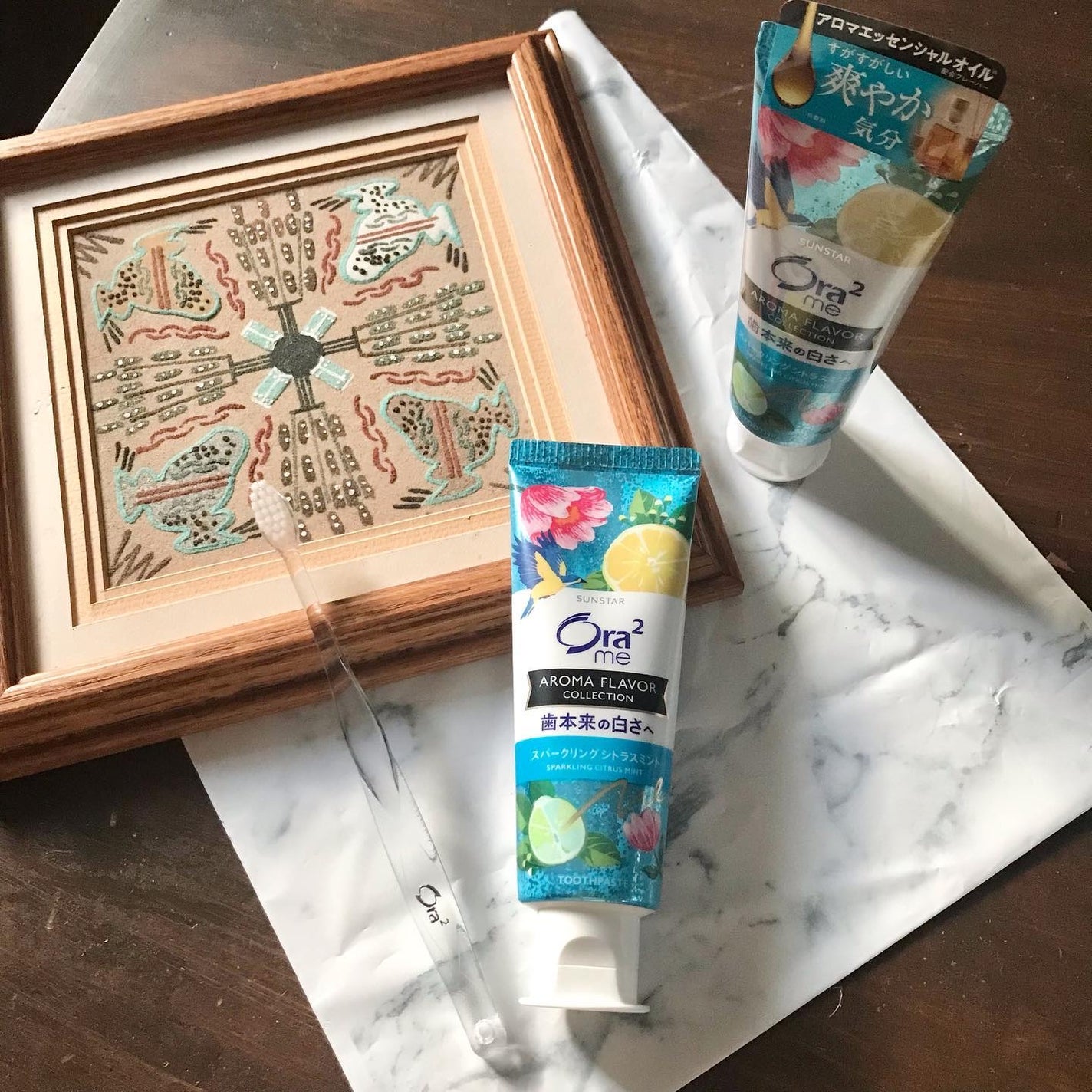 オーラツーミー アロマフレーバーコレクション ペースト/オーラツー/歯磨き粉を使ったクチコミ(1枚目)